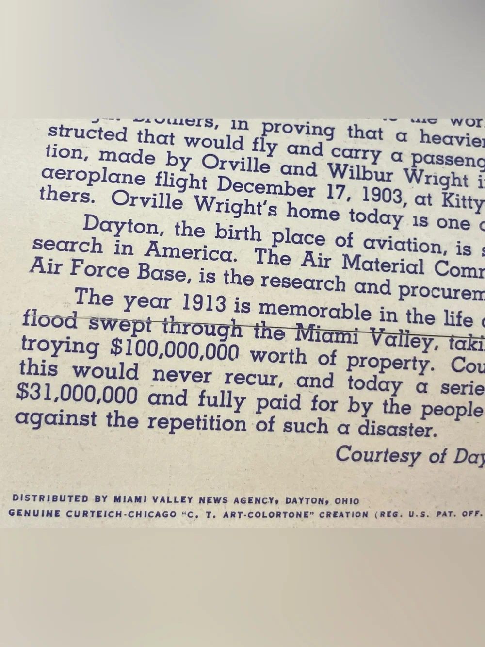 Vintage Greetings from Dayton Ohio Souvenir Postcard Folder